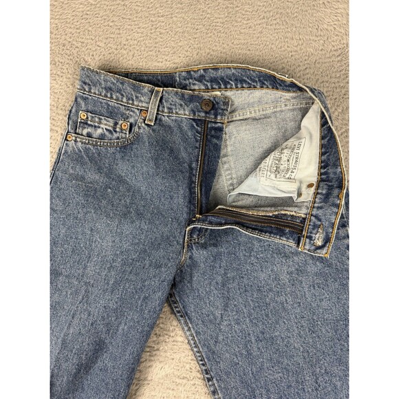 VTG Levis 550 Jeans Mens 34x30 Blue Relaxed Fit Tapered Leg Denim USA 90s READs - Picture 5 of 11